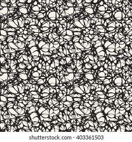 Vector seamless pattern. Modern stylish texture. Abstract background. Unusual modern structure. Hand made repeating foam texture