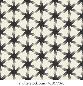 Vector seamless pattern. Modern stylish texture. Repeating geometric floral background