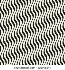Vector seamless pattern. Modern stylish texture. Repeating abstract waves.