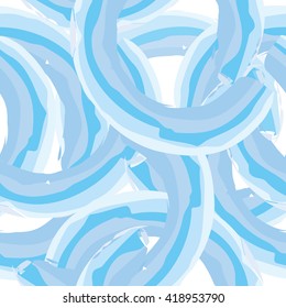 Vector seamless pattern. Modern stylish texture. Repeating abstract background with of blue lines.