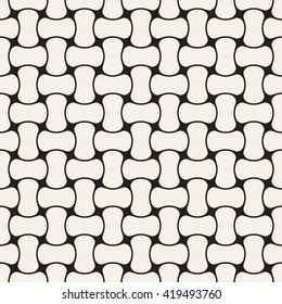 Vector seamless pattern. Modern stylish texture. Repeating geometric tiles. Regular disposed smooth elements.