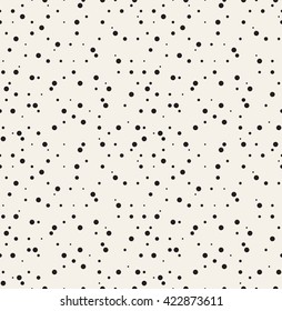 Vector seamless pattern. Modern stylish texture. Repeating abstract background with chaotic dots. Simple graphic design. Minimalist tileable print.