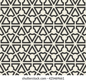 Vector seamless pattern. Modern stylish texture. Abstract geometric background.