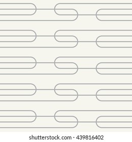 Vector seamless pattern. Modern stylish texture. Repeating geometric background with waves.