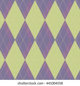 Vector seamless pattern. Modern stylish texture. Repeating geometric tiles of rhombuses