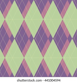 Vector seamless pattern. Modern stylish texture. Repeating geometric tiles of rhombuses