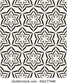 Vector seamless pattern. Modern stylish texture. Repeating geometric tiles.