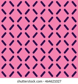 Vector seamless pattern. Modern stylish texture. Geometric ornament with smooth rhombuses