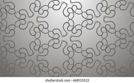 Vector seamless pattern. Modern stylish abstract texture. Repeating geometric tiles background