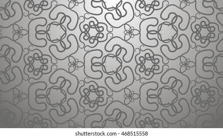 Vector seamless pattern. Modern stylish abstract texture. Repeating geometric tiles background