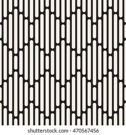 Vector seamless pattern. Modern stylish texture. Repeating geometric tiles with striped rhombuses.