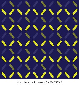Vector seamless pattern. Modern stylish texture. Geometric ornament with smooth rhombuses