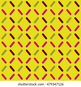 Vector seamless pattern. Modern stylish texture. Geometric ornament with smooth rhombuses