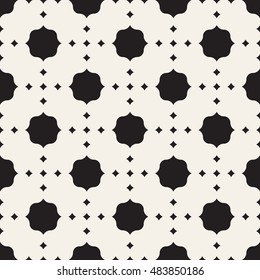 Vector seamless pattern. Modern stylish texture. Repeating geometric tiles.