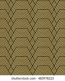 Vector seamless pattern. Modern stylish texture. Repeating geometric background