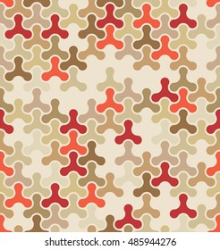 Vector seamless pattern. Modern stylish texture. Abstract vintage bright background.