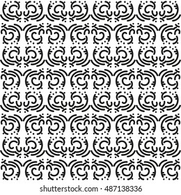 Vector seamless pattern. Modern stylish texture.