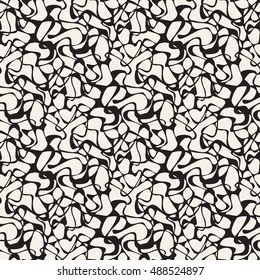 Vector seamless pattern. Modern stylish texture. Abstract background. Unusual modern structure. Hand made repeating foam texture