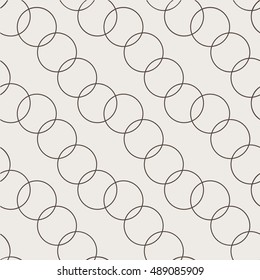 Vector seamless pattern. Modern stylish texture. Repeating abstract background with tangled line