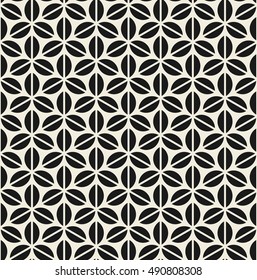 Vector seamless pattern. Modern stylish texture. Repeating geometric tiles. Stylized ornament.