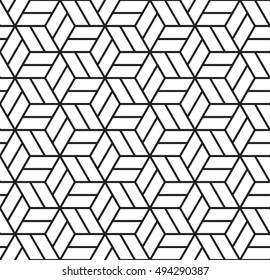 Pattern Thin Lines Poligons Geometric Shapes Stock Vector (Royalty Free ...