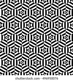 Vector seamless pattern. Modern stylish texture. Repeating geometric background of hexagonal tiles.