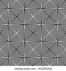 Vector seamless pattern. Modern stylish texture. Repeating geometric square tiles with abstract ornament