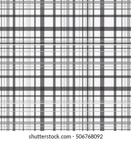 Vector seamless pattern. Modern stylish texture. Repeating geometric tiles with hexagonal simple grid. Monochrome minimalistic print.