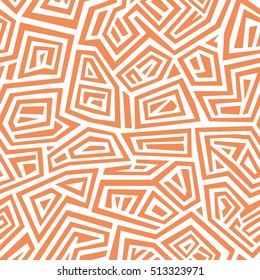Vector seamless pattern. Modern stylish texture. Repeating abstract geometric ornament.