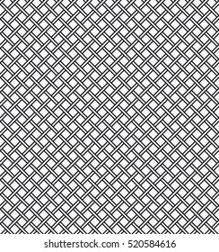Vector seamless pattern. Modern stylish texture. Repeating geometric tiles with rhombuses. The fine mesh.