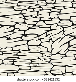 Vector seamless pattern. Modern stylish texture. Repeating abstract background with stones.