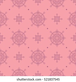 Vector seamless pattern. Modern stylish texture. Repeating geometric tiles with ethnic elements