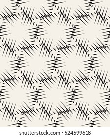Vector seamless pattern. Modern stylish texture. Repeating geometric tiles with striped triangles. Contemporary graphics.