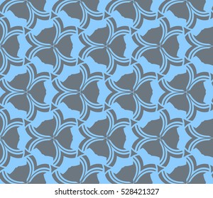 Vector seamless pattern. Modern stylish texture. Repeating abstract background with chaotic strokes. Trendy hipster print.