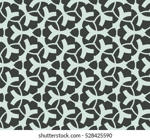 Vector seamless pattern. Modern stylish texture. Repeating abstract background with chaotic strokes. Trendy hipster print.