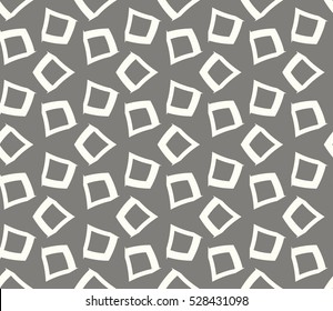 Vector seamless pattern. Modern stylish texture. Repeating abstract background with chaotic strokes. Trendy hipster print.