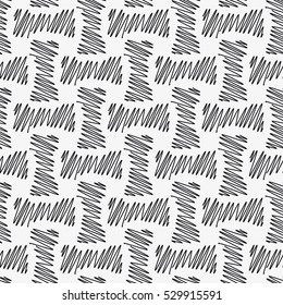 Vector seamless pattern. Modern stylish texture. Repeating geometric tiles. The fine mesh.