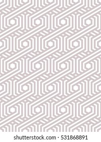 Vector seamless pattern. Modern stylish texture. Repeating geometric pattern with hexagonal tiles.