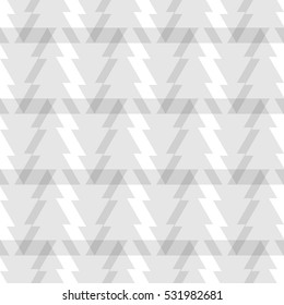 Vector seamless pattern. Modern stylish texture. Gray geometric ornament