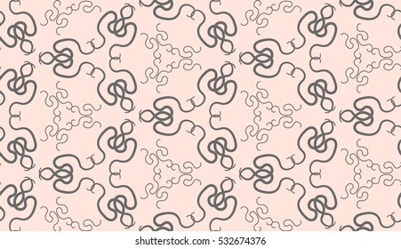 Vector seamless pattern. Modern stylish abstract texture. Repeat