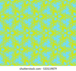 Vector seamless pattern. Modern stylish texture. Repeating abstract background with chaotic strokes. Trendy hipster print.