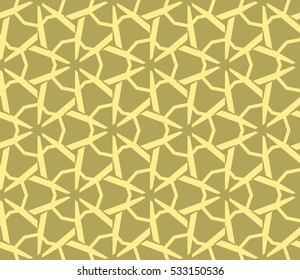 Vector seamless pattern. Modern stylish texture. Repeating abstract background with chaotic strokes. Trendy hipster print.