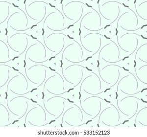 Vector seamless pattern. Modern stylish texture. Repeating abstract background with chaotic strokes. Trendy hipster print.