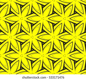 Vector seamless pattern. Modern stylish texture. Repeating abstract background with chaotic strokes. Trendy hipster print.