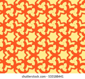 Vector seamless pattern. Modern stylish texture. Repeating abstract background with chaotic strokes. Trendy hipster print.