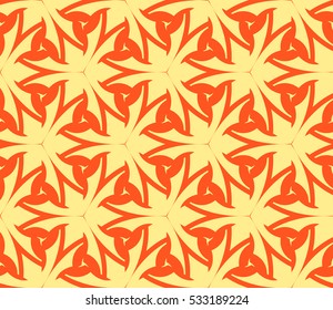 Vector seamless pattern. Modern stylish texture. Repeating abstract background with chaotic strokes. Trendy hipster print.