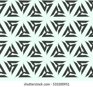 Vector seamless pattern. Modern stylish texture. Repeating abstract background with chaotic strokes. Trendy hipster print.