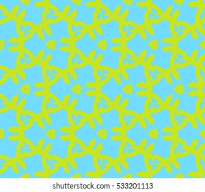 Vector seamless pattern. Modern stylish texture. Repeating abstract background with chaotic strokes. Trendy hipster print.