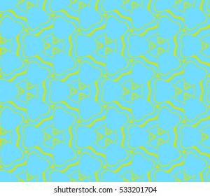 Vector seamless pattern. Modern stylish texture. Repeating abstract background with chaotic strokes. Trendy hipster print.