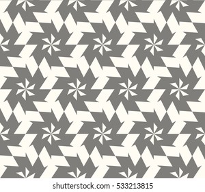 Vector seamless pattern. Modern stylish texture. Repeating abstract background with chaotic strokes. Trendy hipster print.
